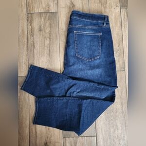 LOFT Women's Dark Blue Skinny Jeans